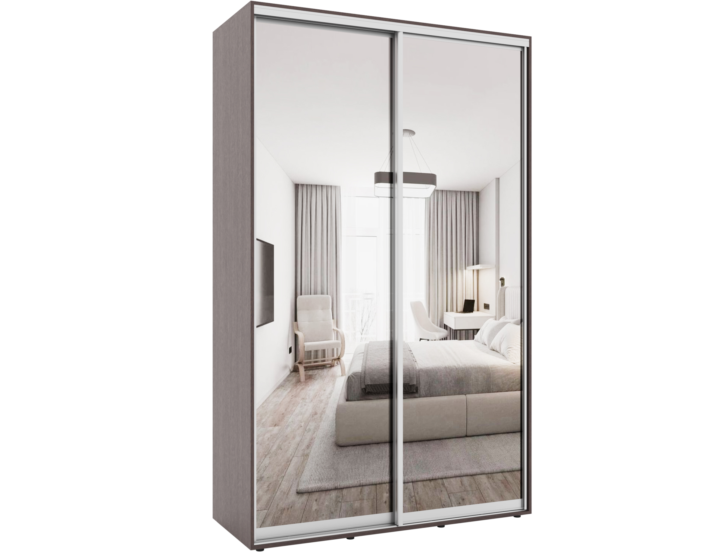 Шкаф-купе SHELS HOME 1200х600х2400 Зеркало