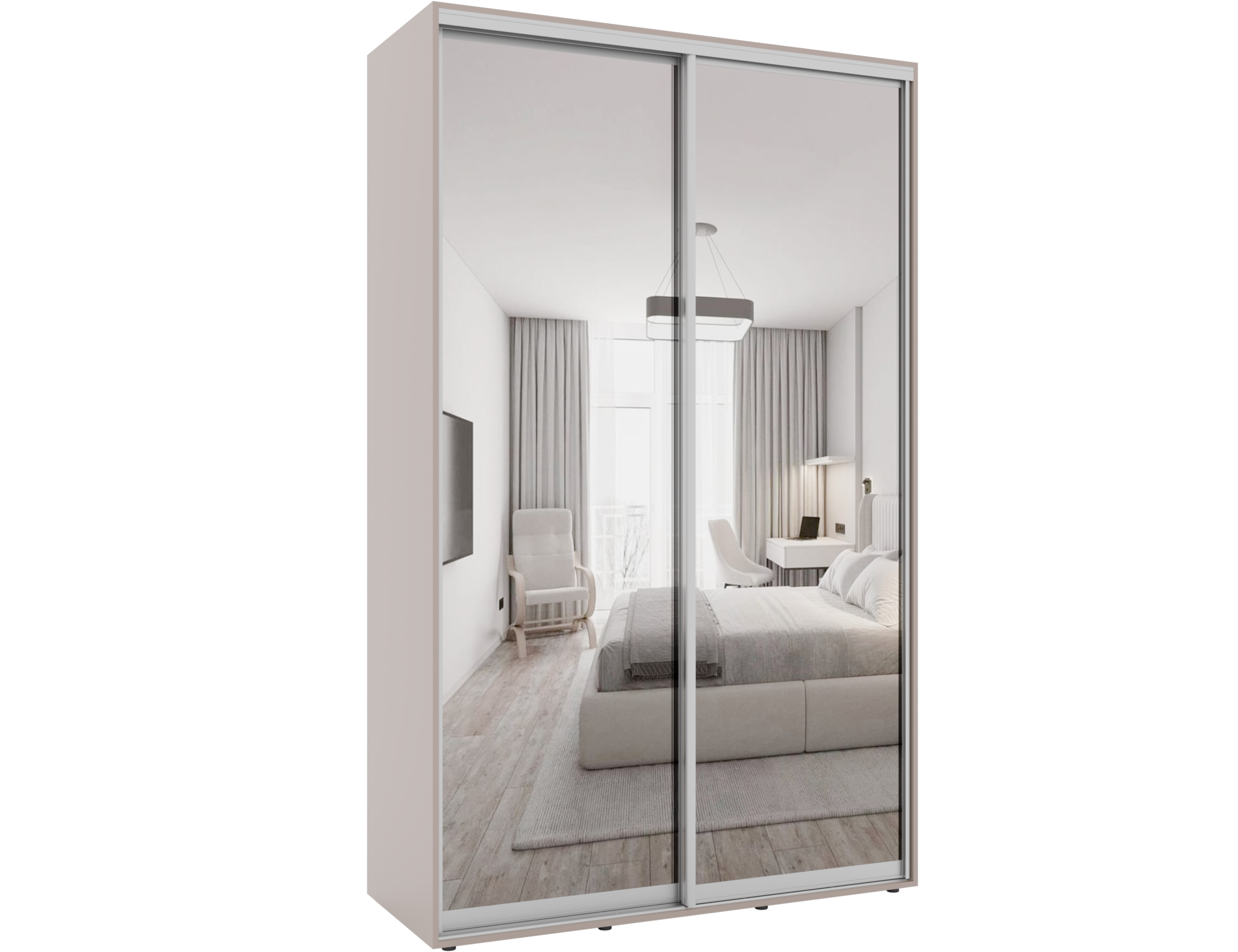 Шкаф-купе SHELS HOME 1200х600х2400 Зеркало