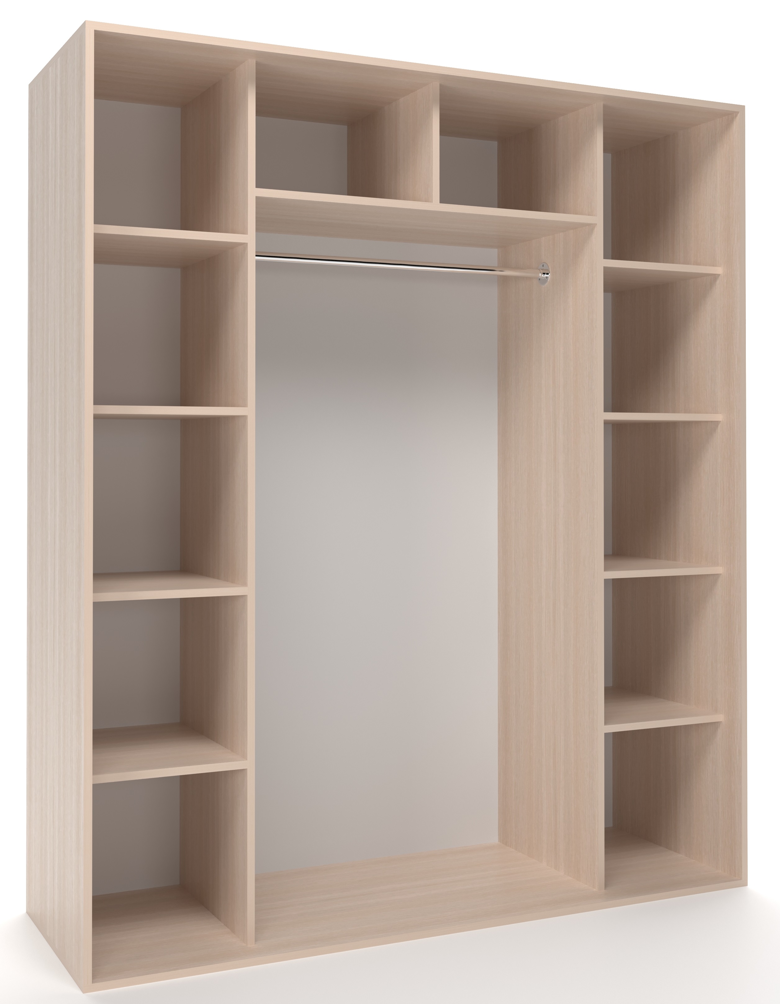 Шкаф-купе SHELS HOME 2400х600х2100(2) Зеркало