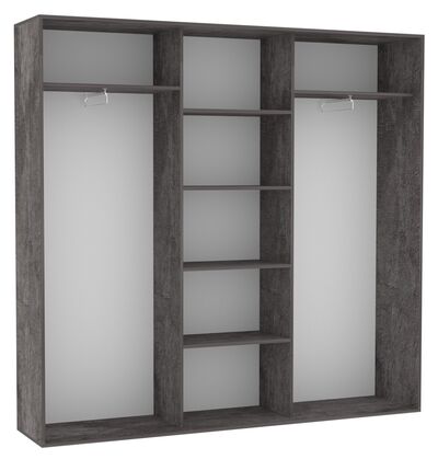 Шкаф-купе SHELS HOME 1800х450х2100(3) Зеркало