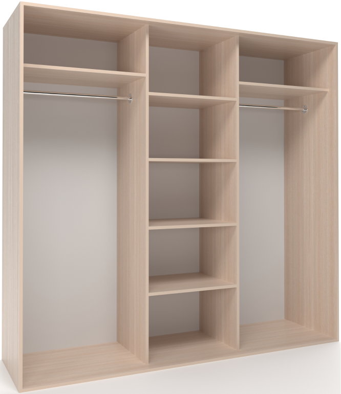 Шкаф-купе SHELS HOME 2100х600х2100(3) Пескоструй