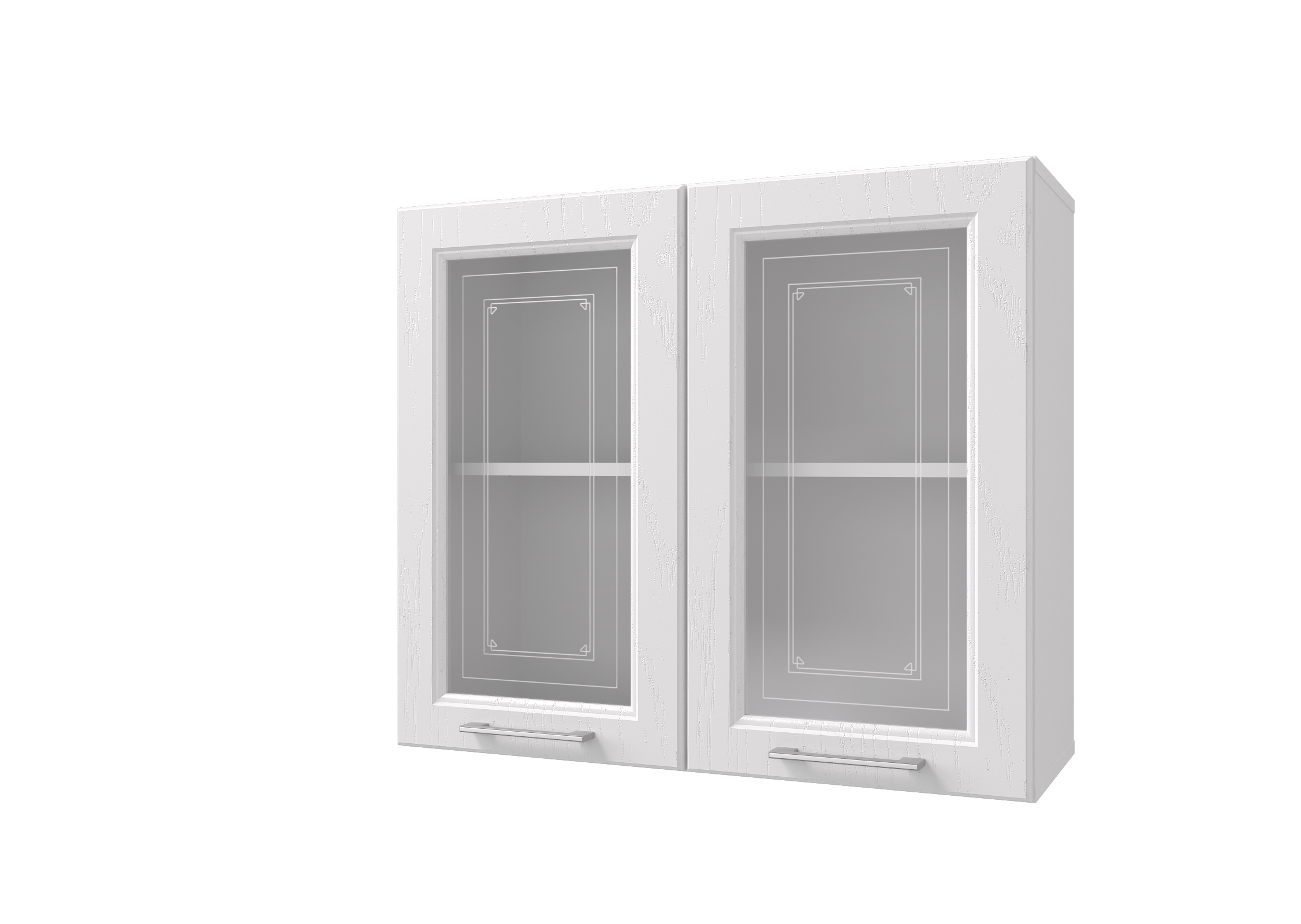 Кухонный модуль КЛАССИК шкаф 80 витрина